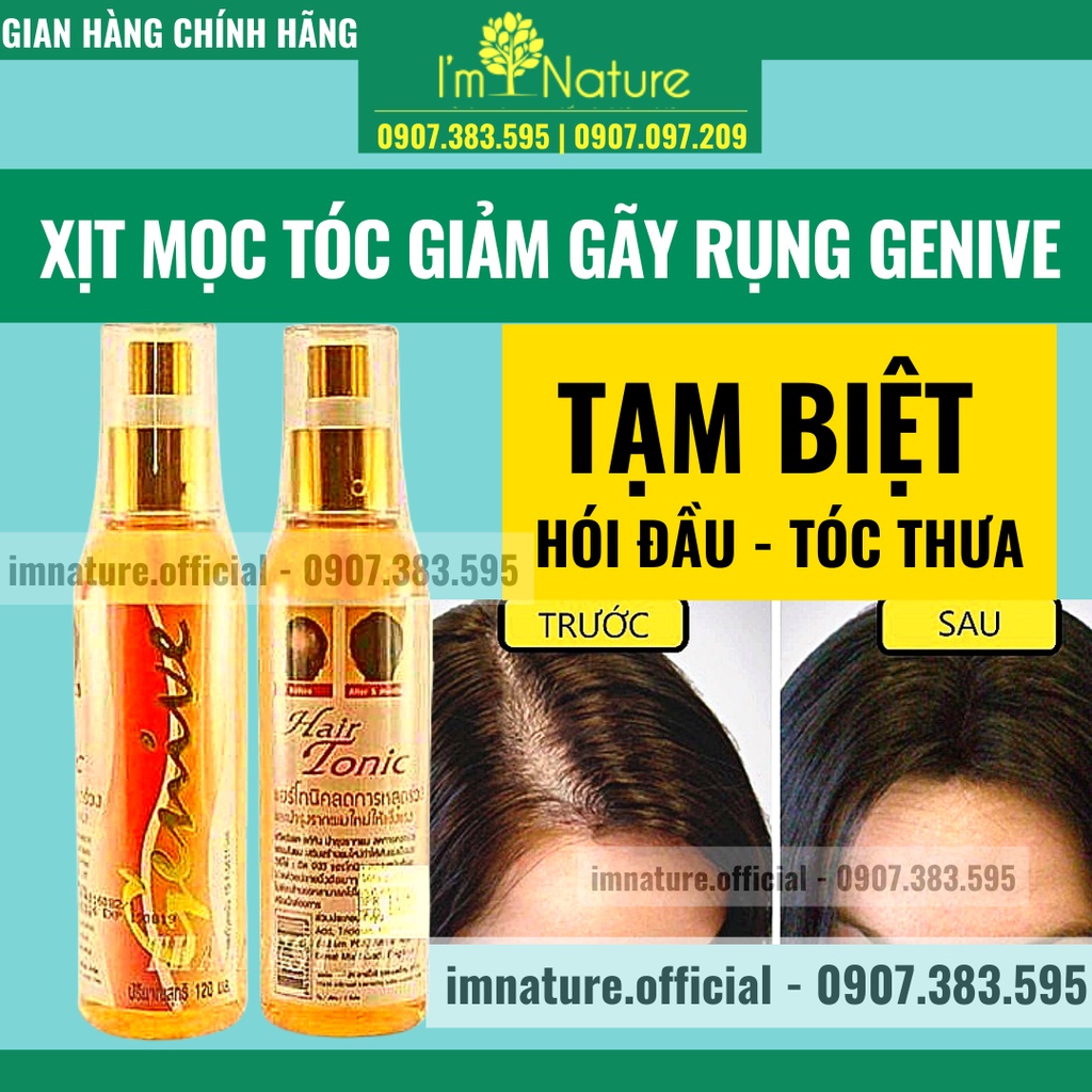 Chai Xịt Mọc Tóc GENIVE Thái Lan 120ml Tonic Hair