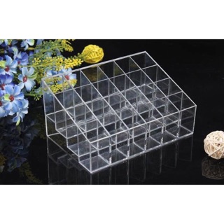 Khay đựng son nhựa mica