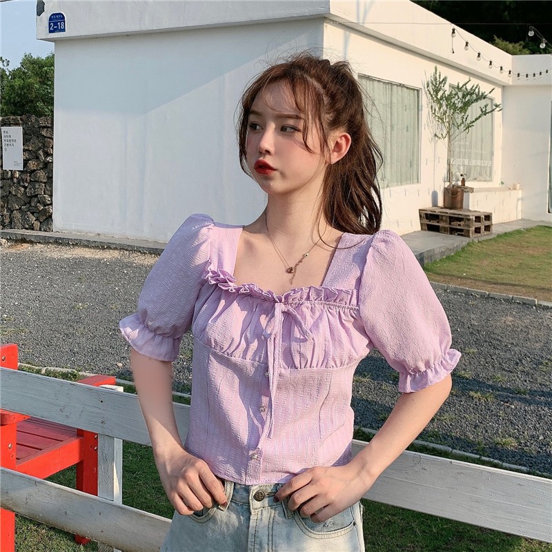 [SẴN] Áo kiểu sơ mi nữ Ulzzang Quảng Châu ASC86