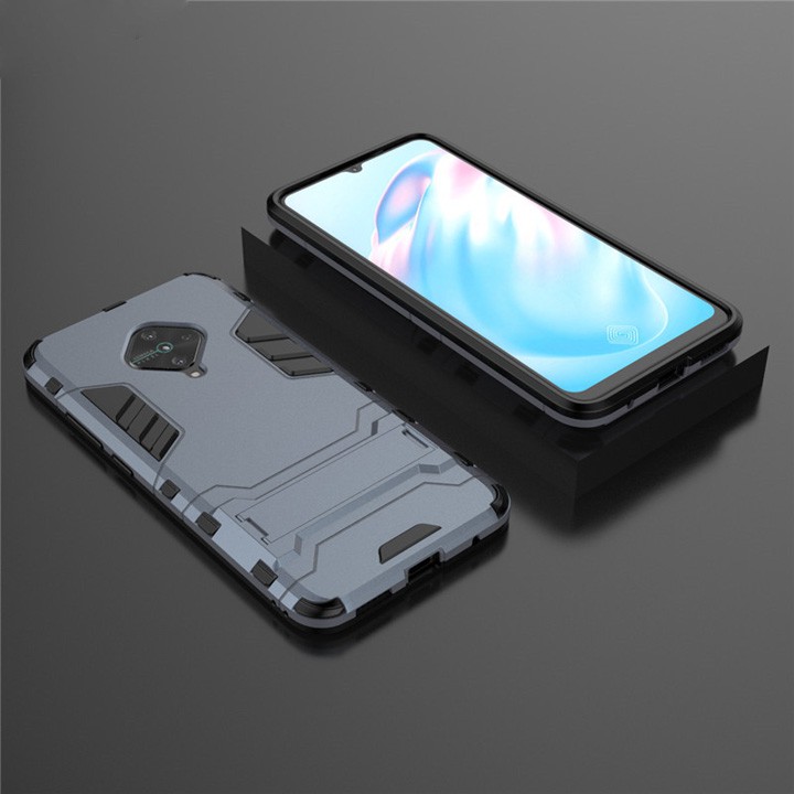 Ốp lưng Vivo S1 Pro, Vivo Y9s chống sốc Iron man có chân dựng máy
