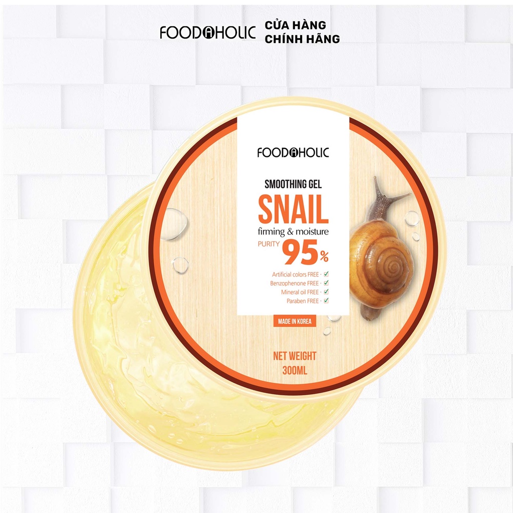Gel Dưỡng Ốc Sên Ngừa Nếp Nhăn, Tái Tạo Da Snail Firming & Moisture Soothing Gel 300ml