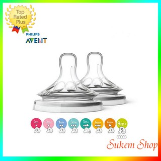 Núm ti thay bình sữa Avent Natural
