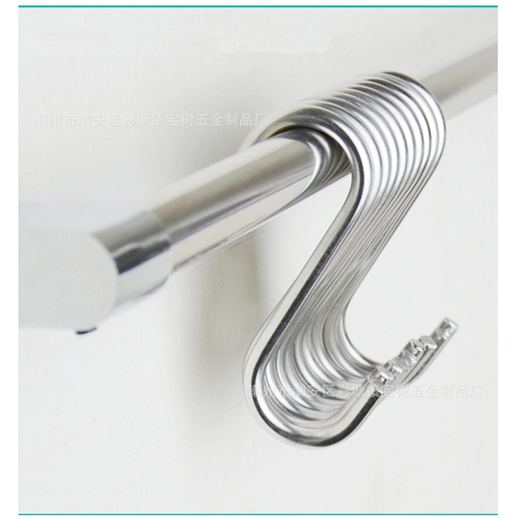 Móc Treo Quần Áo Hình Chữ S Bằng Thép Không Gỉ Chống Trượt
