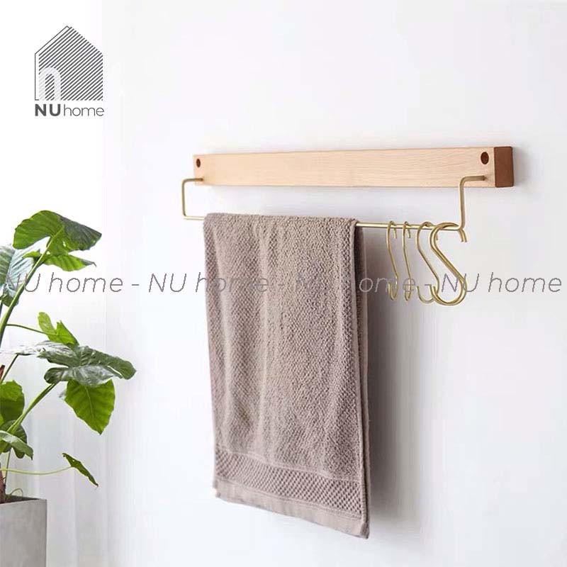 nuhome.vn | Thanh treo đồ - Toko, giá treo khăn nhà tắm thiết kế mộc mạc sang trọng