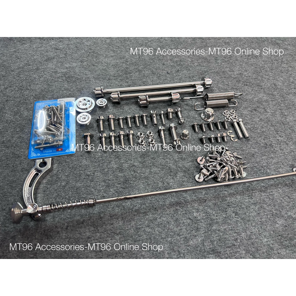 Full Ốc Salaya Cho Exciter 135 4s (Ex135 4s 2006-2010) Chuẩn Inox304 Không Gỉ Sét, Siêu Sáng (Có Bảo Hành)