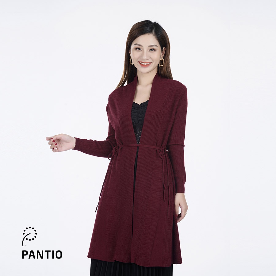 Áo len bo eo kiểu dáng suông FOL186- PANTIO