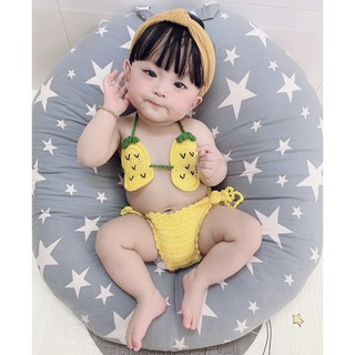 Bikini Hình Trái Thơm Cho Bé Gái