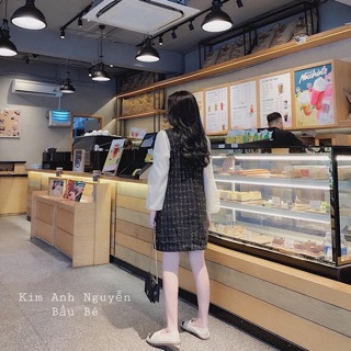 VÁY DẠ TAY PHA TƠ HOT HITTTTT