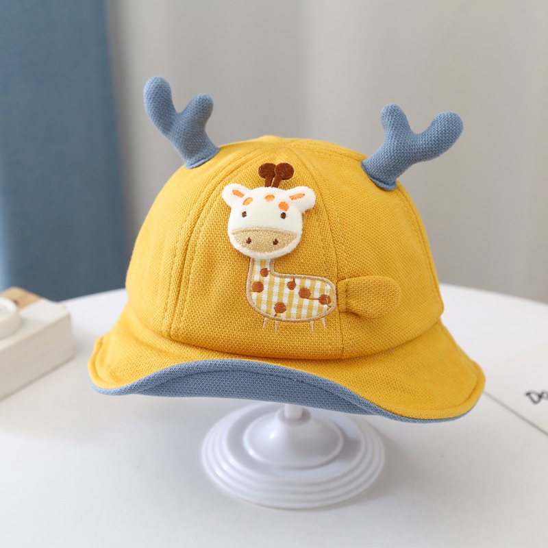 [Ảnh Thật] Mũ Tai Bèo Họa Tiết Hoạt Hình Phong Cách Hàn Quốc Cho Bé