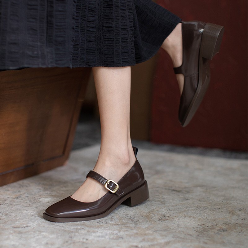Giày Mary Jane da mềm êm chân