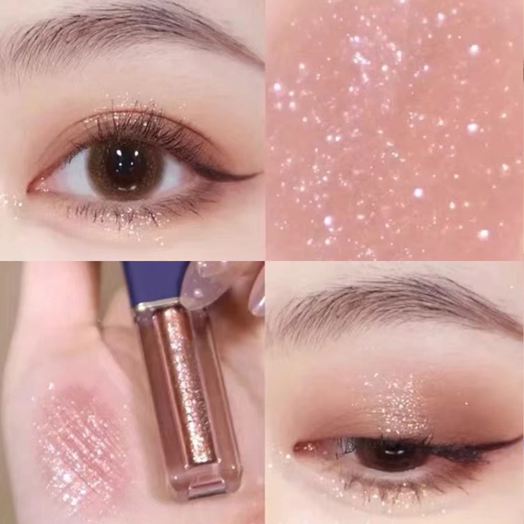 [Hàng mới về]Cappuvini Phấn Mắt Dạng Lỏng Ánh Ngọc Trai Có Độ Bóng Cao Dễ Sử Dụng Chống Thấm Nước Trang Điểm Tự Nhiên
