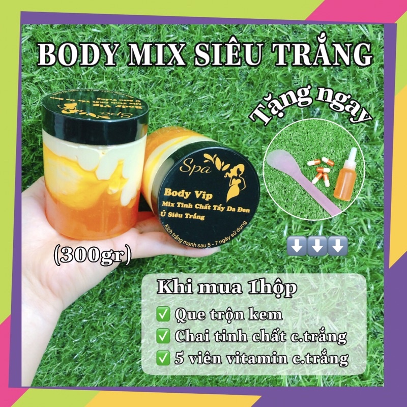 [RẺ VÔ ĐỊCH] SIÊU KÍCH TRẮNG B10 - BODY VIP MIX TINH CHẤT COLLAGEN , BODY CỐT THÁI