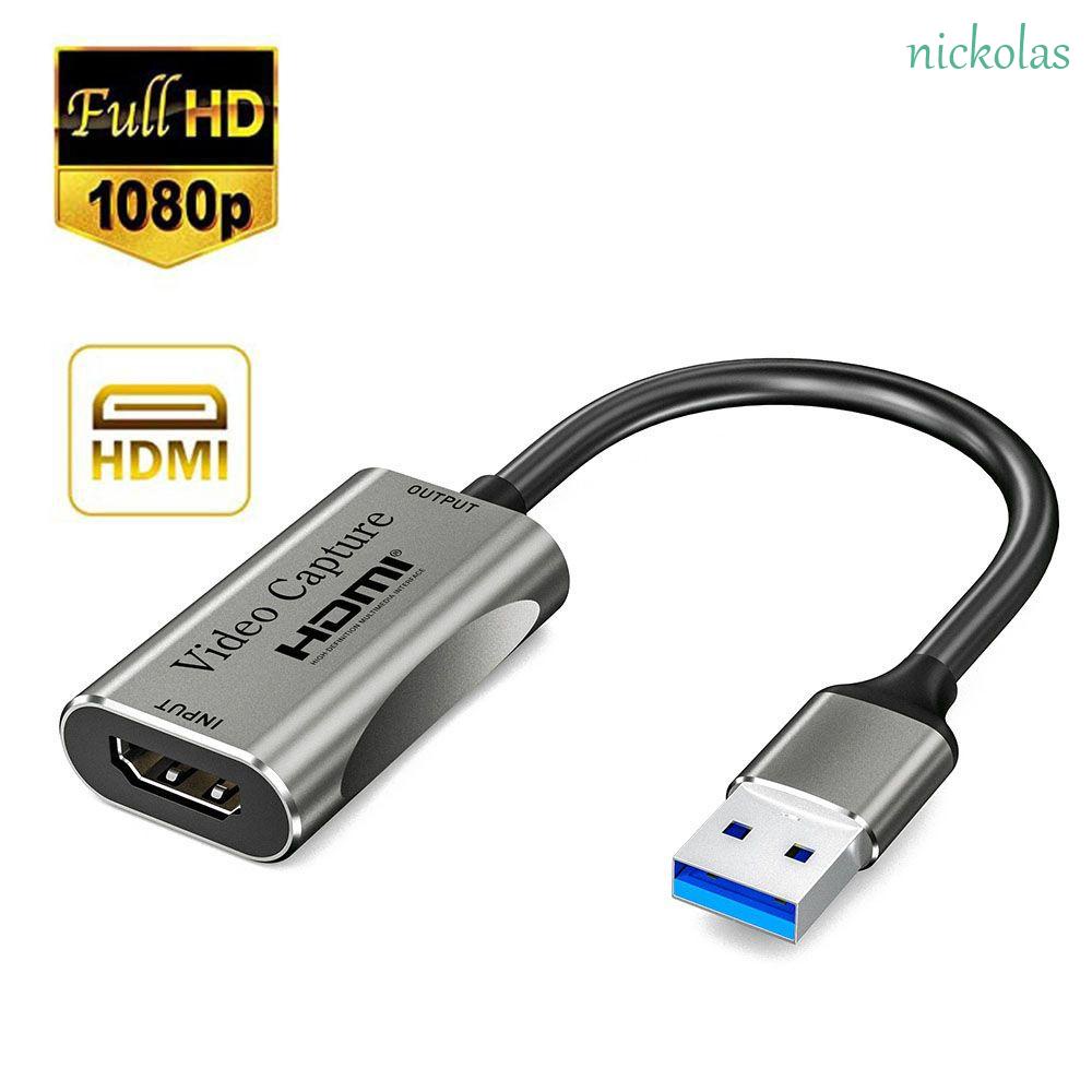 Thẻ ghi hình video trực tuyến USB 3.0 1080P HDMI 4K có công tắc NICKOLAS dành cho PS4 PS5