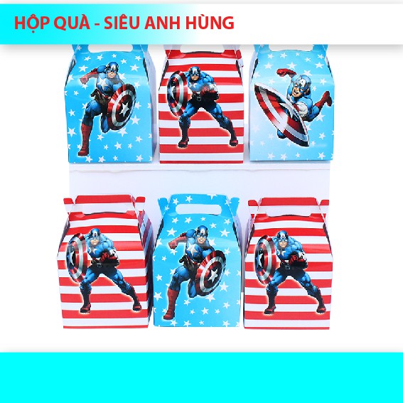 Hộp quà giấy dành cho bé trai SET 6 cái