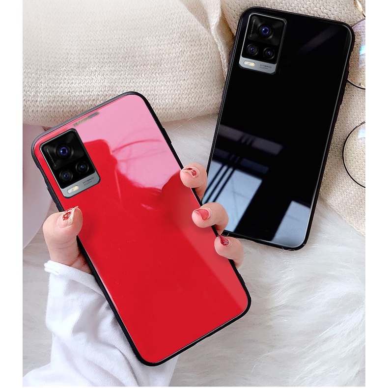 Ốp Lưng VIVO V20, V20 SE, V21 5G,Y21,Y21s,Y33s,T1x Mặt kính gương sáng bóng cao cấp