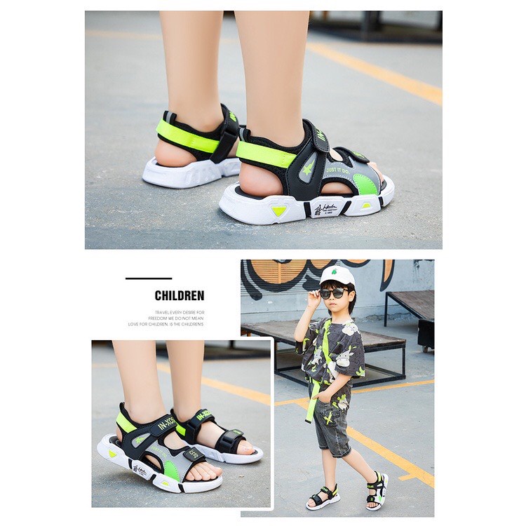 SANDAL BÉ TRAI đi học, đi chơi, Phong Cách Thể Thao Êm Chân Cho