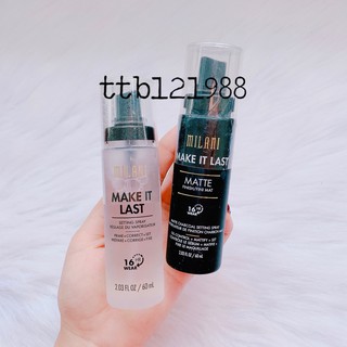 Xịt Khoáng Khóa Nền Milani