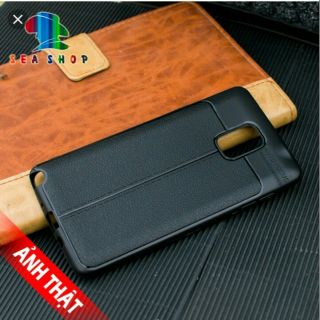 Ốp lưng dẻo vân da Auto Focus cho galaxy note 4