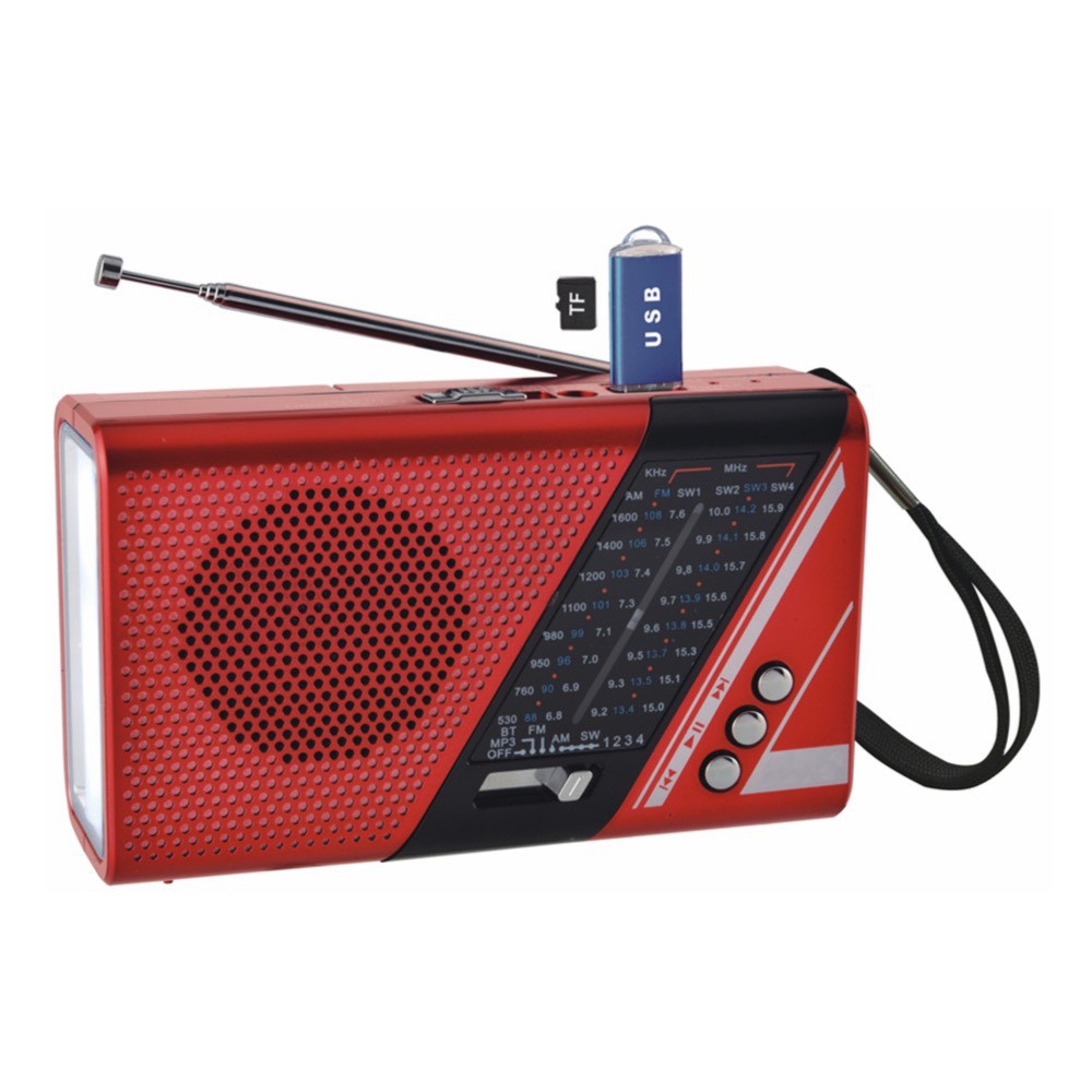 Đài Radio FP-9001BT ⚡FREE SHIP⚡ Hỗ Trợ Kết Nối Blutooth , Có Cổng Cắm USB , Thẻ Nhớ, Tích Hợp Đèn Pin Siêu Sáng