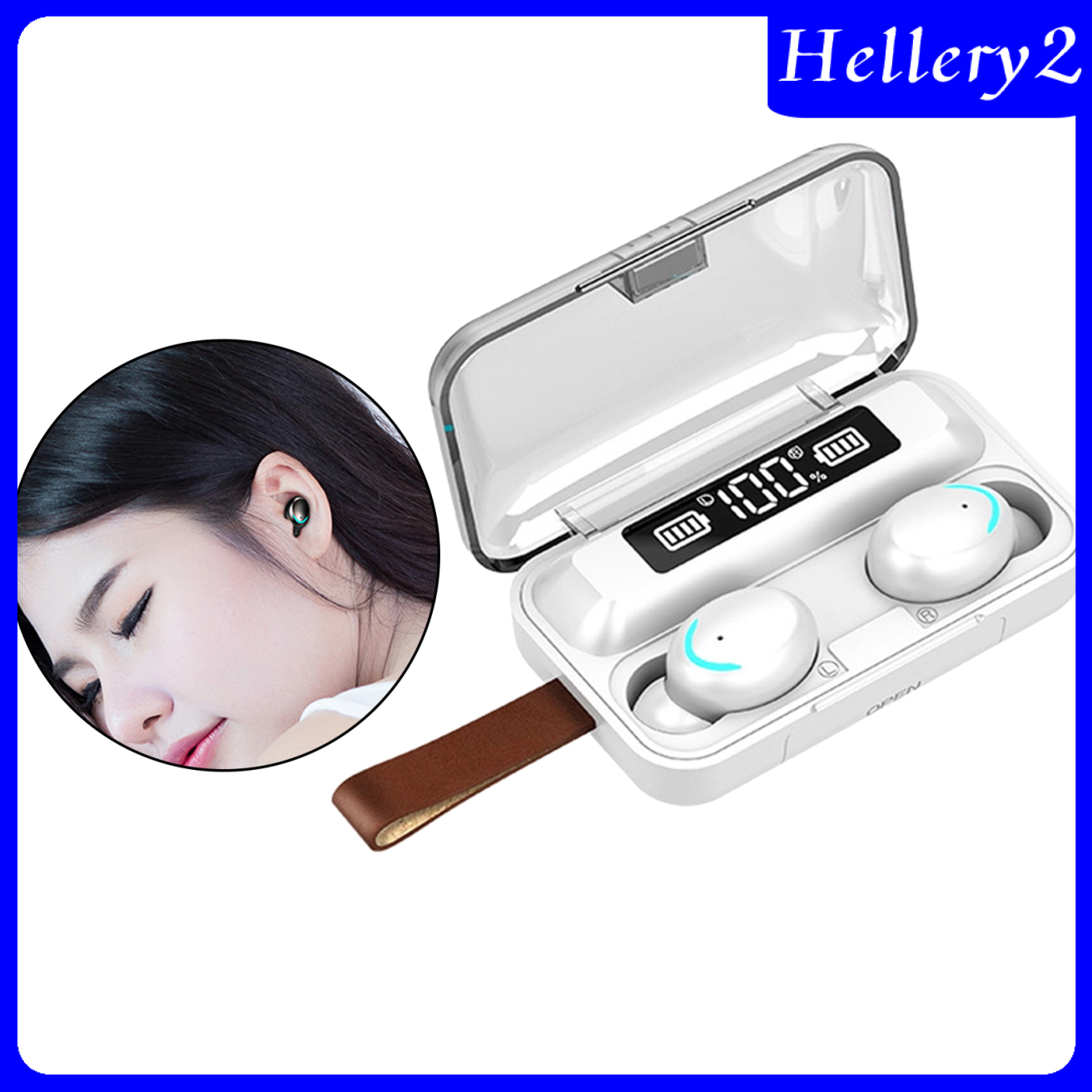 Tai Nghe Bluetooth 5.0 Không Dây 9d Heliy2 Cho Ios / Android F9-5 Tws