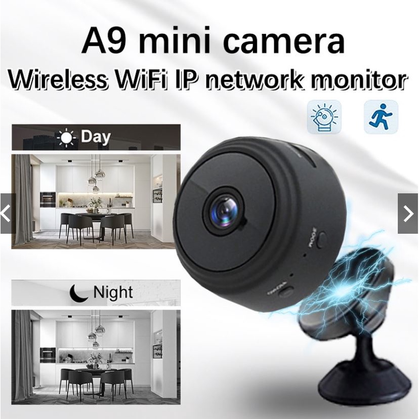 Camera Mini Wifi Xem Từ Xa Trên Điện Thoại Bằng App Hỗ Trợ Lưu Trữ Video Hình Ảnh Qua Điện Thoại Và Thẻ Nhớ