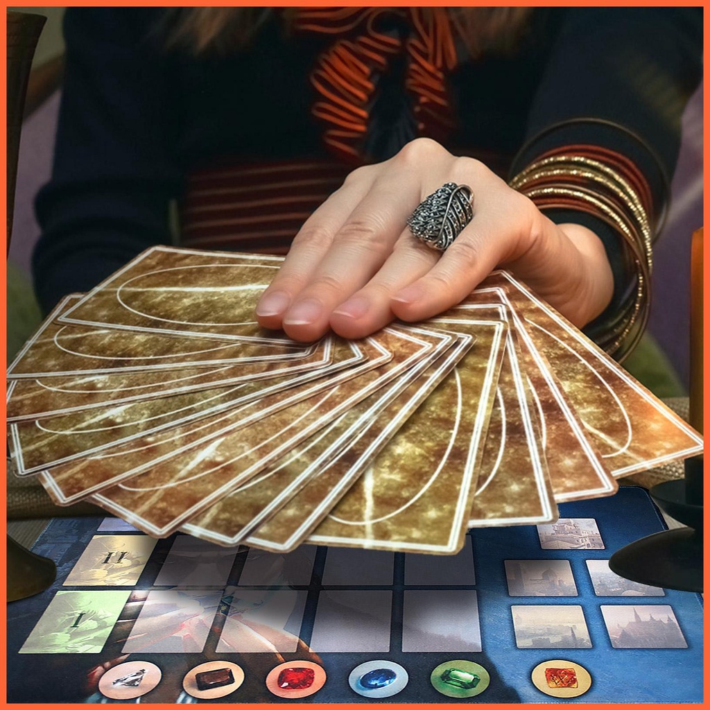 Tấm Thảm Trải Bàn Chơi Bài Tarot Hình Chữ Nhật Cỡ Lớn