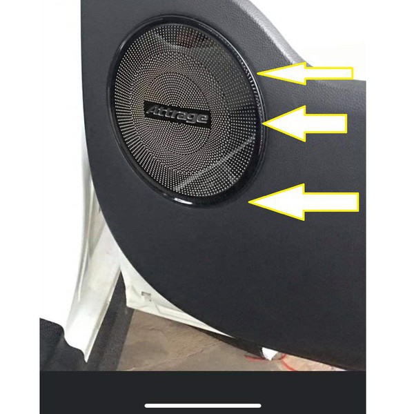 Ốp Màng Loa Xe Mitsu ASttrage 2018 2019 2020- Mẫu Tittan