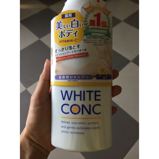 Sữa tắm trắng da White conc nhật bản 360ml