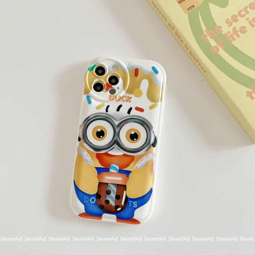 Ốp Điện Thoại Mềm In Hoạt Hình Cậu Bé Bút Chì Cho iPhone 14 13 12 11 Pro Max X XR Xs Max 8 7 6 6s Plus SE 2020