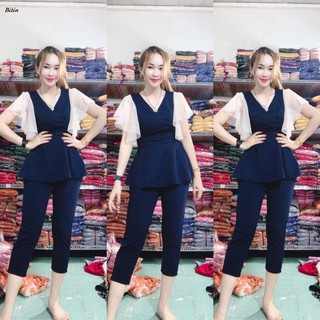 Combo 3b đồ bộ cát hàn mặc nhà