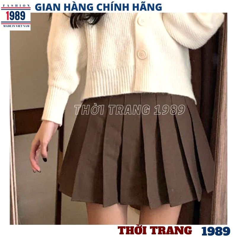 Chân váy tennis ngắn xếp ly cạp cao dáng xòe thời trang nữ hàng cao cấp -PHƯƠNG VŨ 1989
