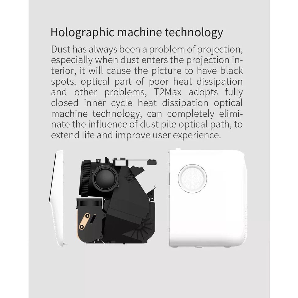 Máy Chiếu Thông Minh Xiaomi Wanbo T2 Max - Bản Quốc Tế - Bảo Hành 12 Tháng