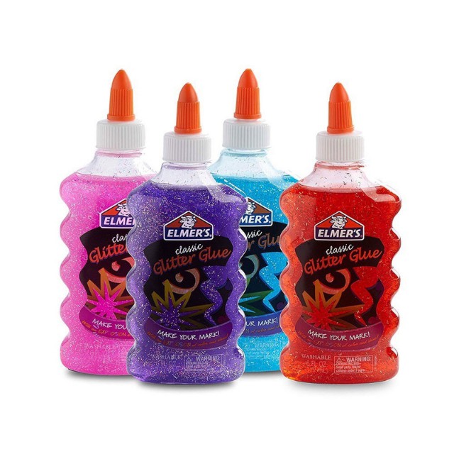 Keo Dán Kim Tuyến Elmer’s Glitter Glue 177.4ml - Keo Bám Dính Tốt Và An Toàn Khi Sử Dụng