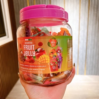 Thạch rau câu trái cây nguyên chất assorted natural fruit jelly giá :#339k 4 vị - 50 gói/1kg