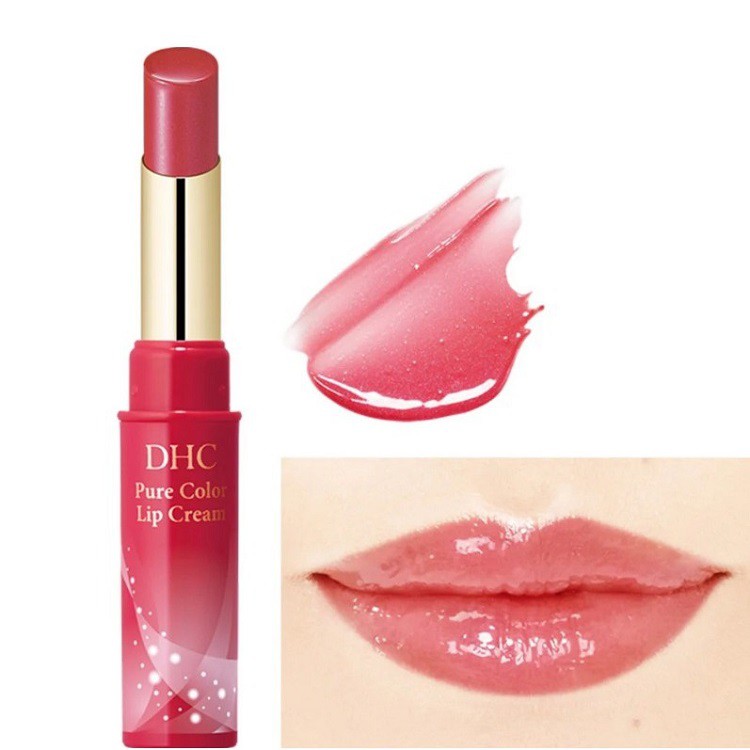 Son Dưỡng Môi DHC Lip Cream 1,5g 4 Màu (màu cam, màu hồng, màu đỏ, không màu)