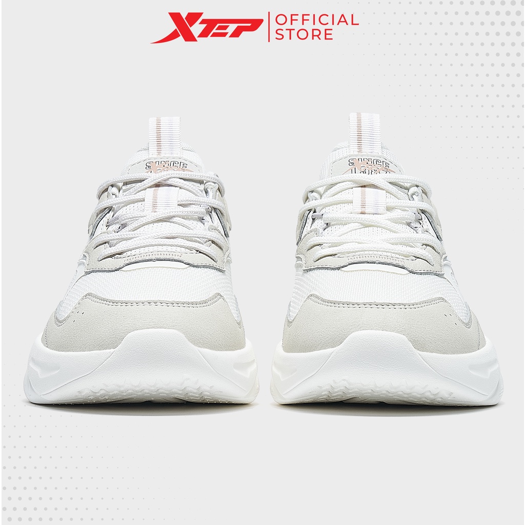 Giày Sneaker nữ thể thao Xtep đế cao, tăng chiều cao,tôn dáng phù hợp đi chơi, tập gym,chất liệu thoáng khí 878318320013