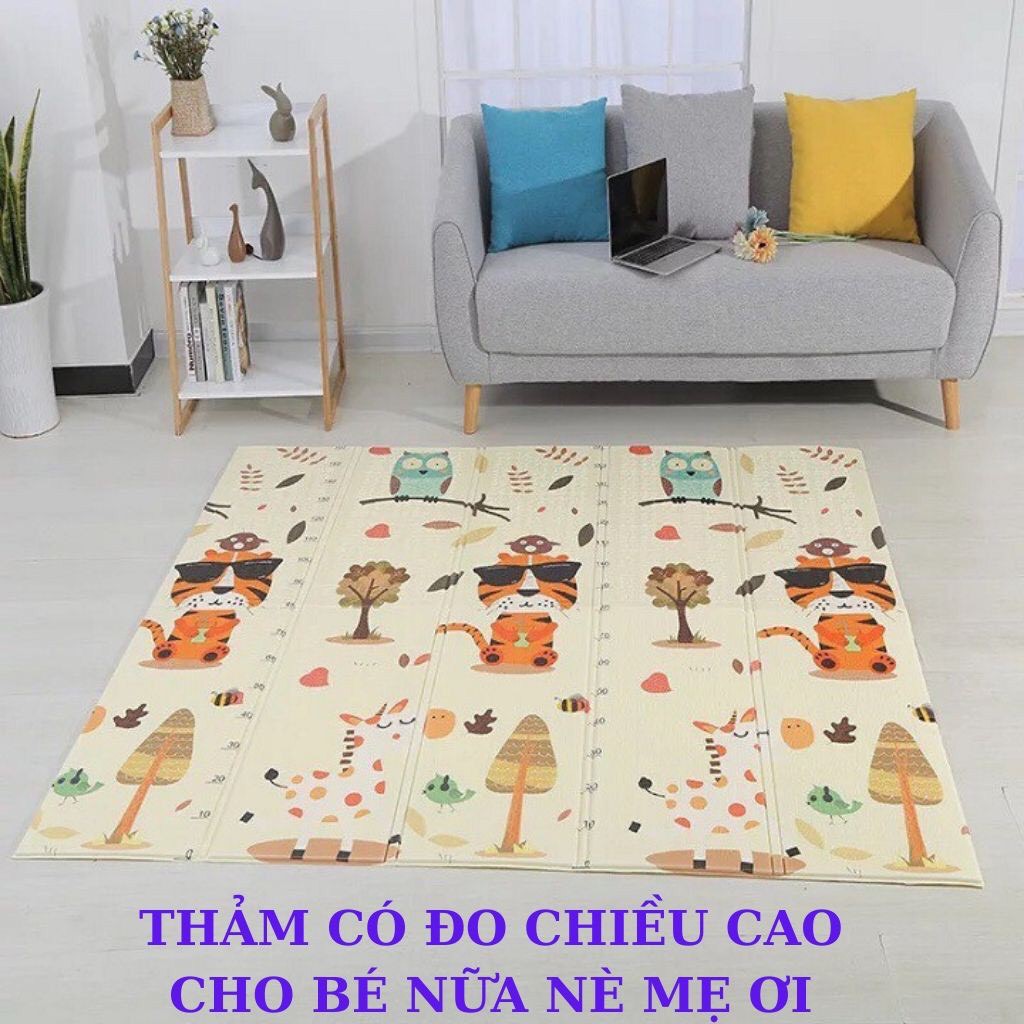 [HÀNG CHUẨN] Chiếu Xốp Trải Sàn, Thảm xốp Xpe cho bé 2 mặt khổ 2m*1,8m