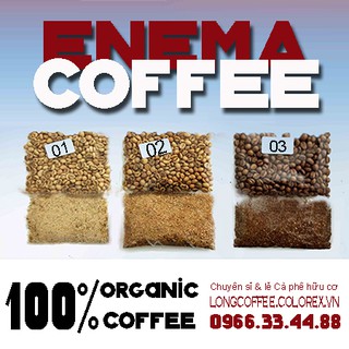 CÀ PHÊ ENEMA 100% HỮU CƠ GÓI 200GR