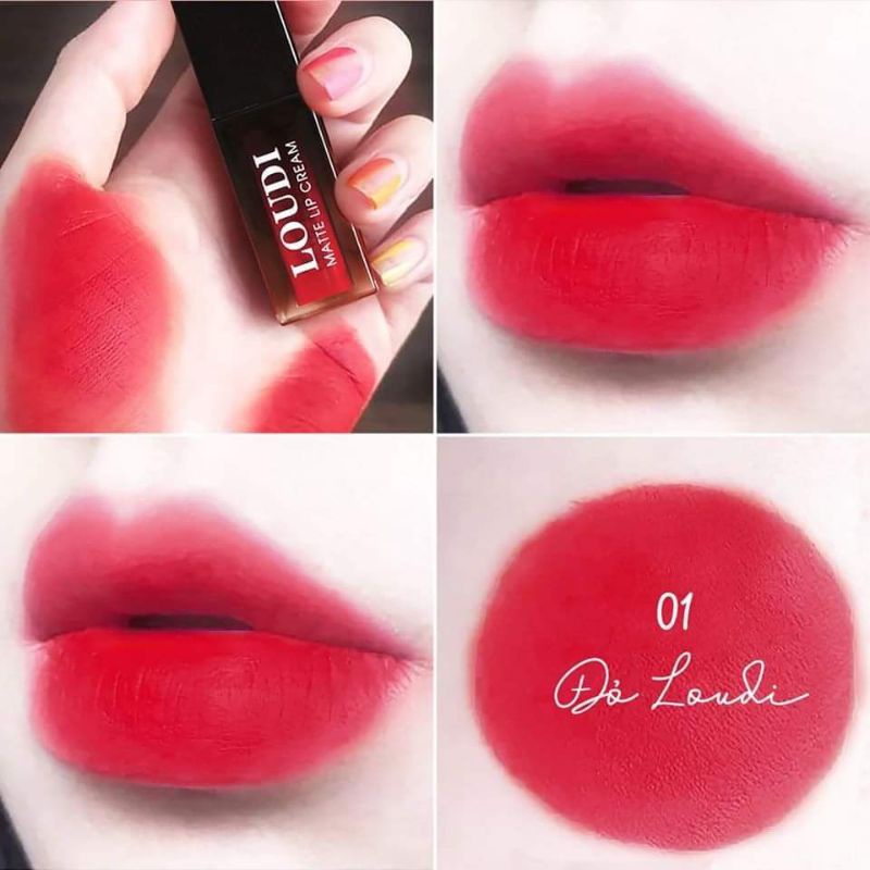 Son kem Loudi màu hồng đất