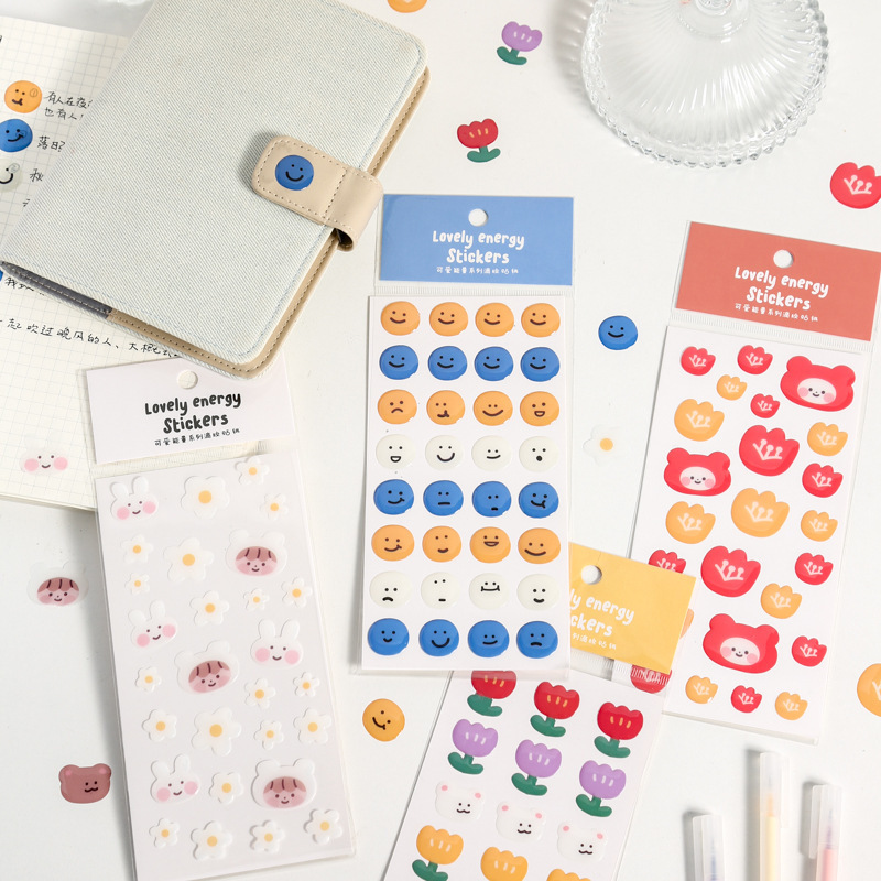 1 Sticker Dán Trang Trí Sổ Lưu Niệm Hình Hoạt Hình