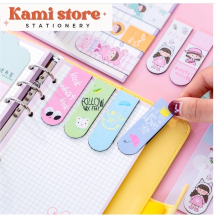 Bookmark nam châm  đánh dấu trang sách dễ thương Kami Store