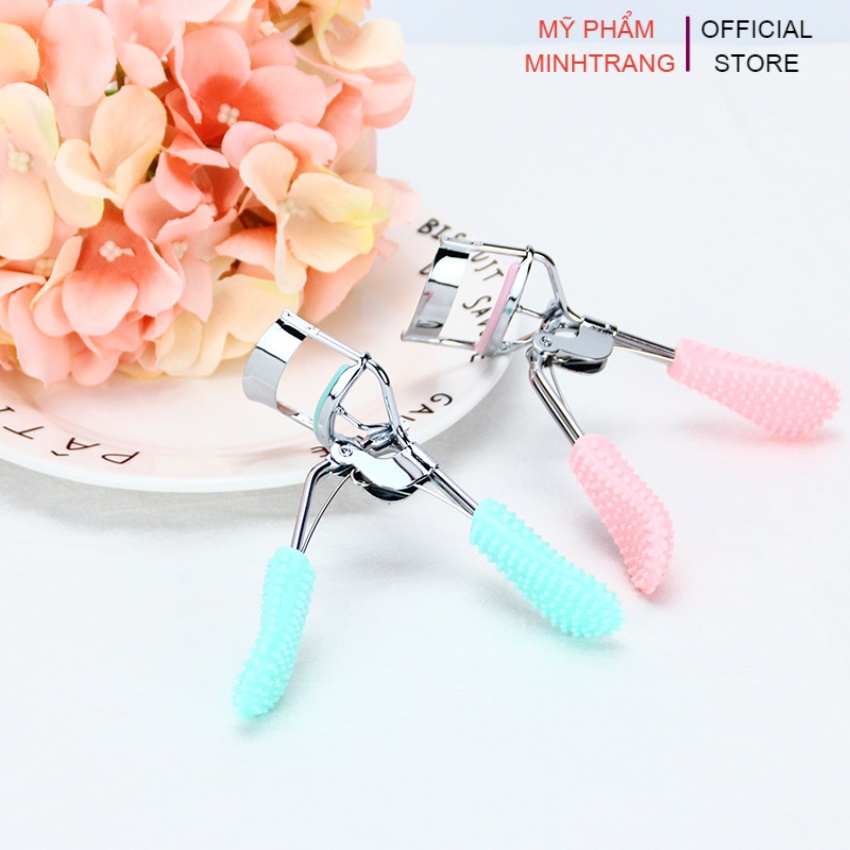 Kẹp mi Yizhilian Eyelash Curler,dụng cụ uốn cong mi tiện lợi,dễ sử dụng,có đệm cao su an toàn không làm đau và gãy rụng