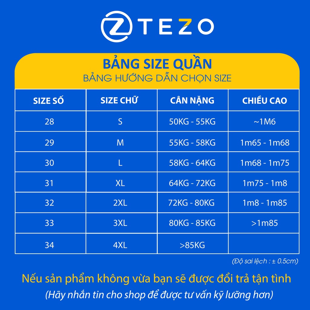 Quần kaki nam thiết kế Tezo dáng dài lịch sự 2204QKKT01