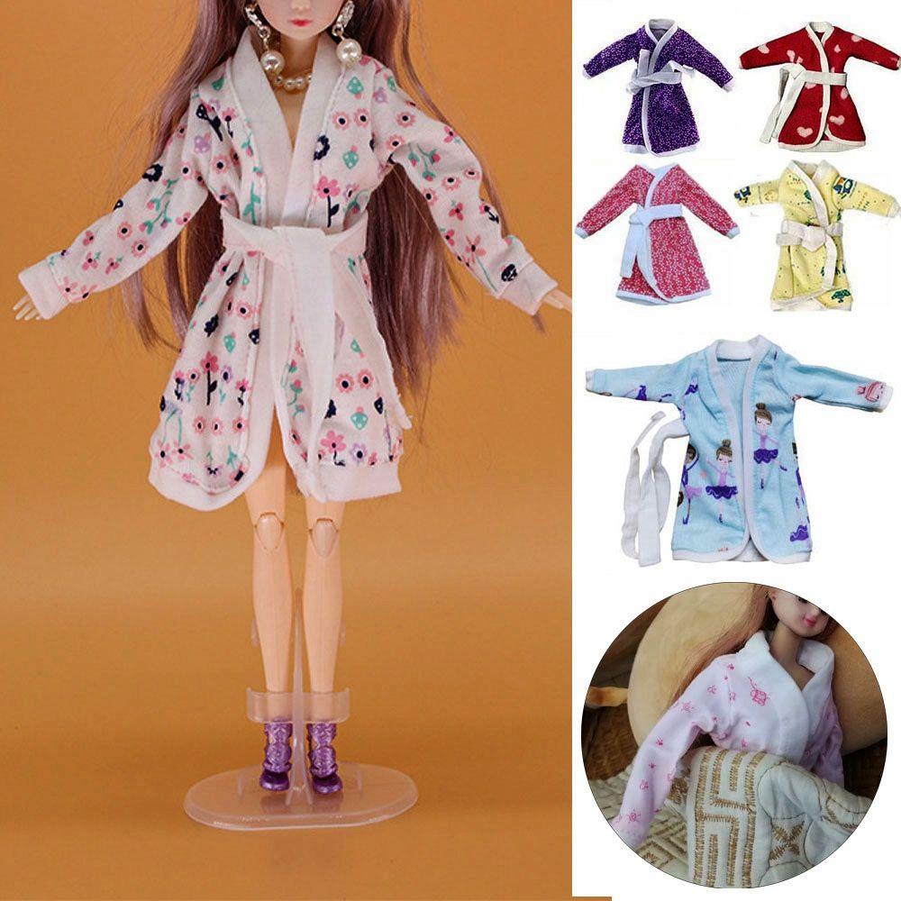 BEBETTERM Áo Choàng Tắm Xinh Xắn Cho Búp Bê 30cm Tỉ Lệ 1 / 6
