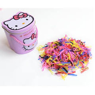 Hộp 2000 chun buộc tóc kitty cho bé