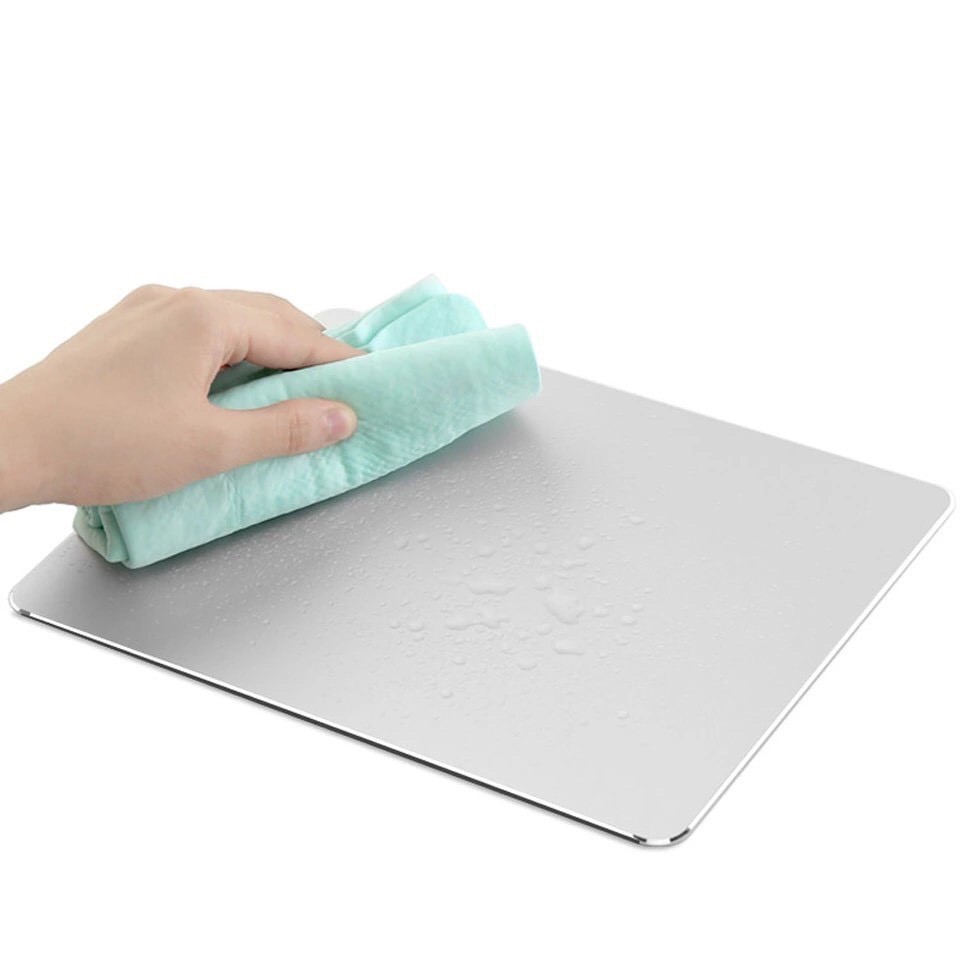 Lót Chuột Hợp Kim Nhôm Nguyên Khối Cao Cấp Mouse Pad kiêm Bàn di chuột bằng nhôm Aluminium Mouse Pad