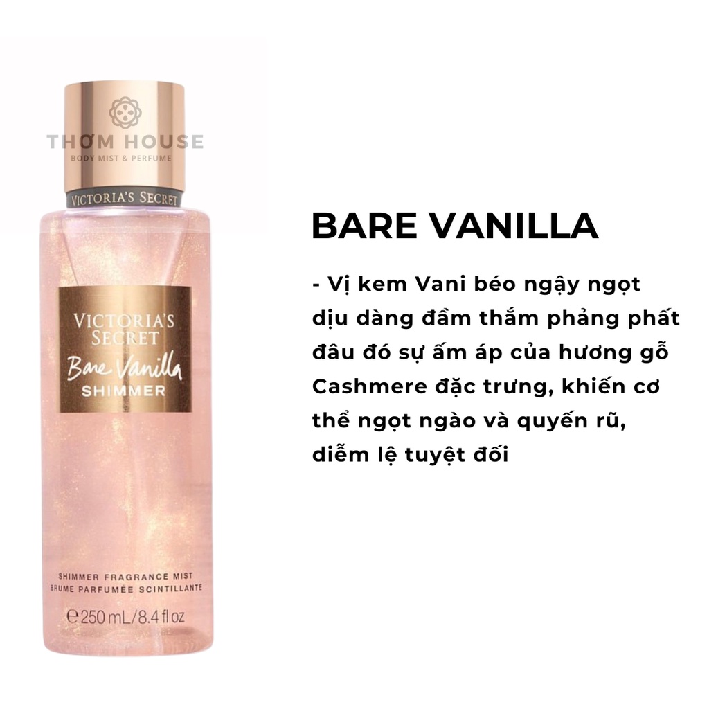 Xịt thơm toàn thân hương nước hoa Victoria’s Secret- Bodymist hương nước hoa Velvet Petals 250ml