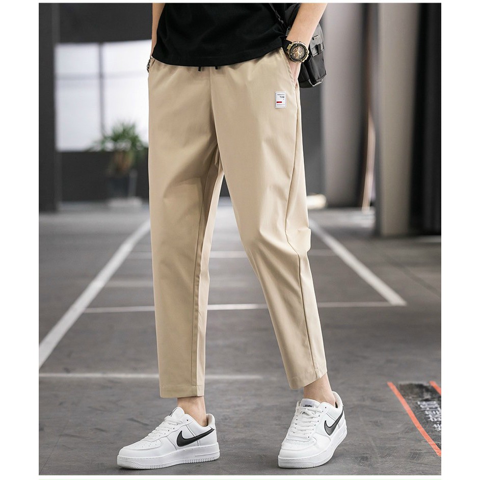 Quần KaKI Nam , quần nam trơn ,Quần Kaki Ống Suông Basic Unisex ,Kiểu quần baggy nam T-Fashion Shop