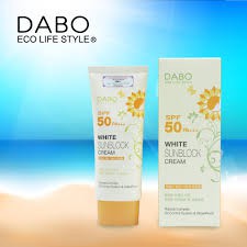 [Hàng Chính Hãng] Kem Chống Nắng Trắng Da, Mỏng Mịn Dabo White Sunblock Hàn quốc 70ml/Tuýp