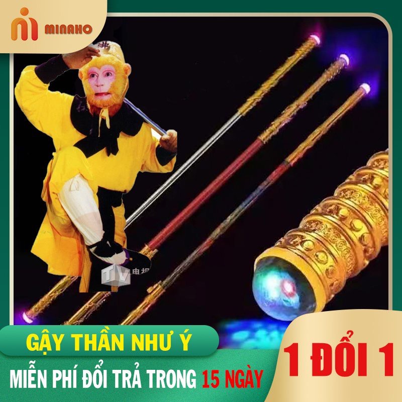 [HỎA TỐC] Gậy như ý Tôn Ngộ Không, Gậy phát sáng cháy phố đi chơi trung thu, đồ chơi trung thu cho bé CÓ ĐÈN - LEGO3D.VN